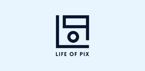 Life Of Pix logo • LogoMoose - Logo Inspiration